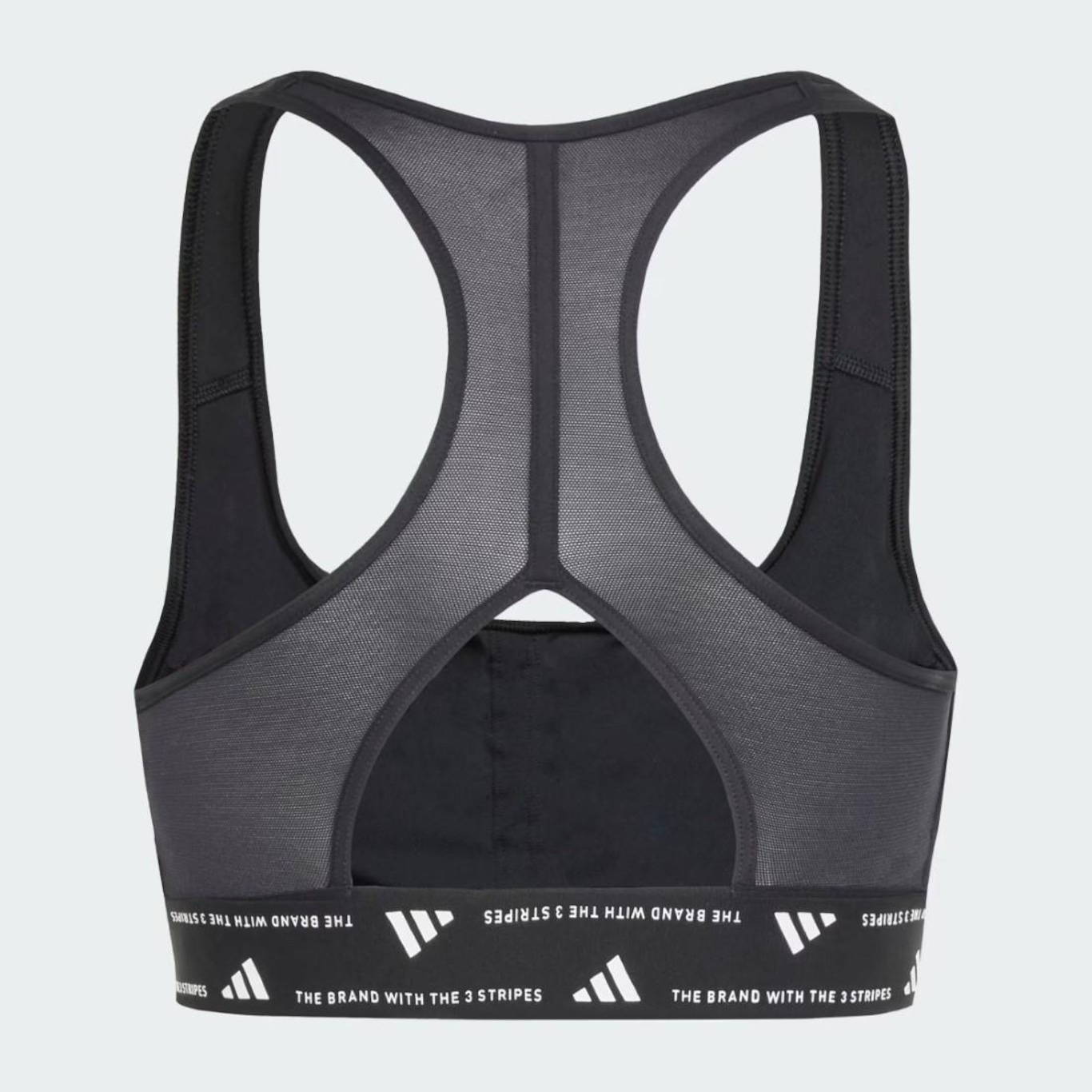 Top adidas Treino Powereact Suporte Médio - Feminino - Foto 2