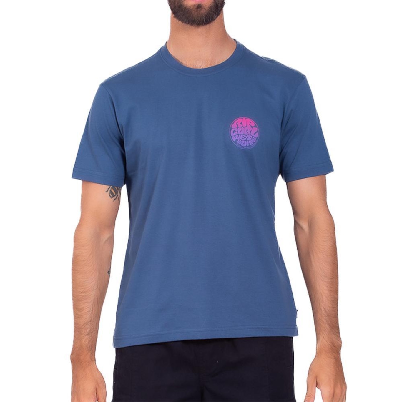 Camiseta Rip Curl Wettie Icon Gradient - Masculina - Foto 1