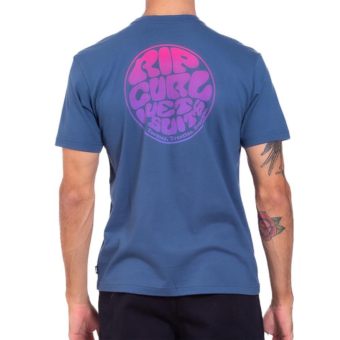 Camiseta Rip Curl Wettie Icon Gradient - Masculina - Foto 2