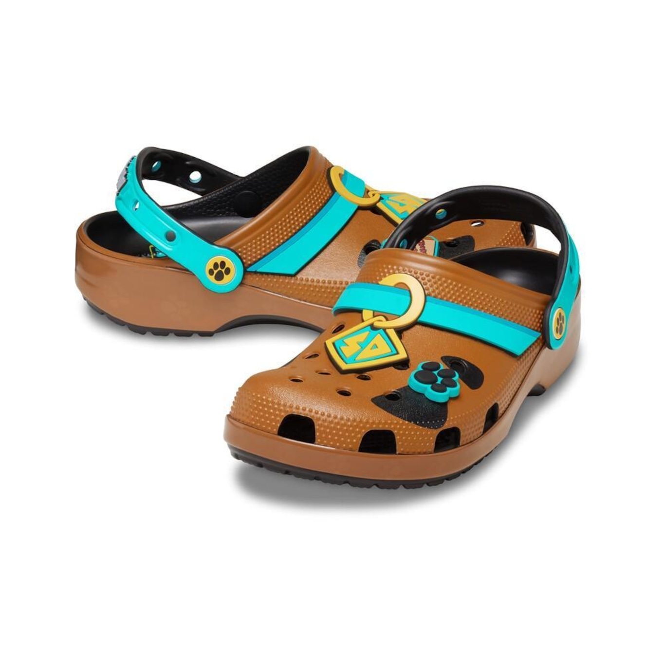 Sandália Crocs Scooby-Doo Classic Clog - Unissex - Foto 4