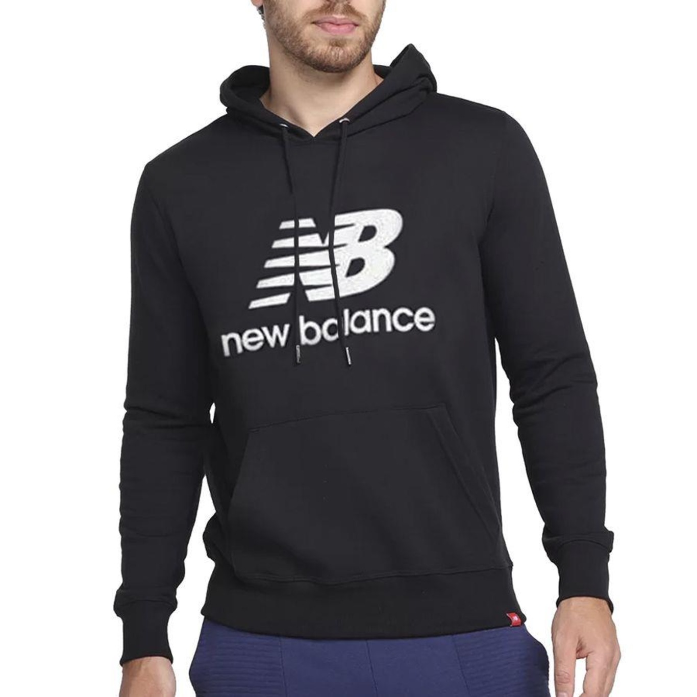 Moletom Essentials Preto- New Balance - New Balance - Foto 1