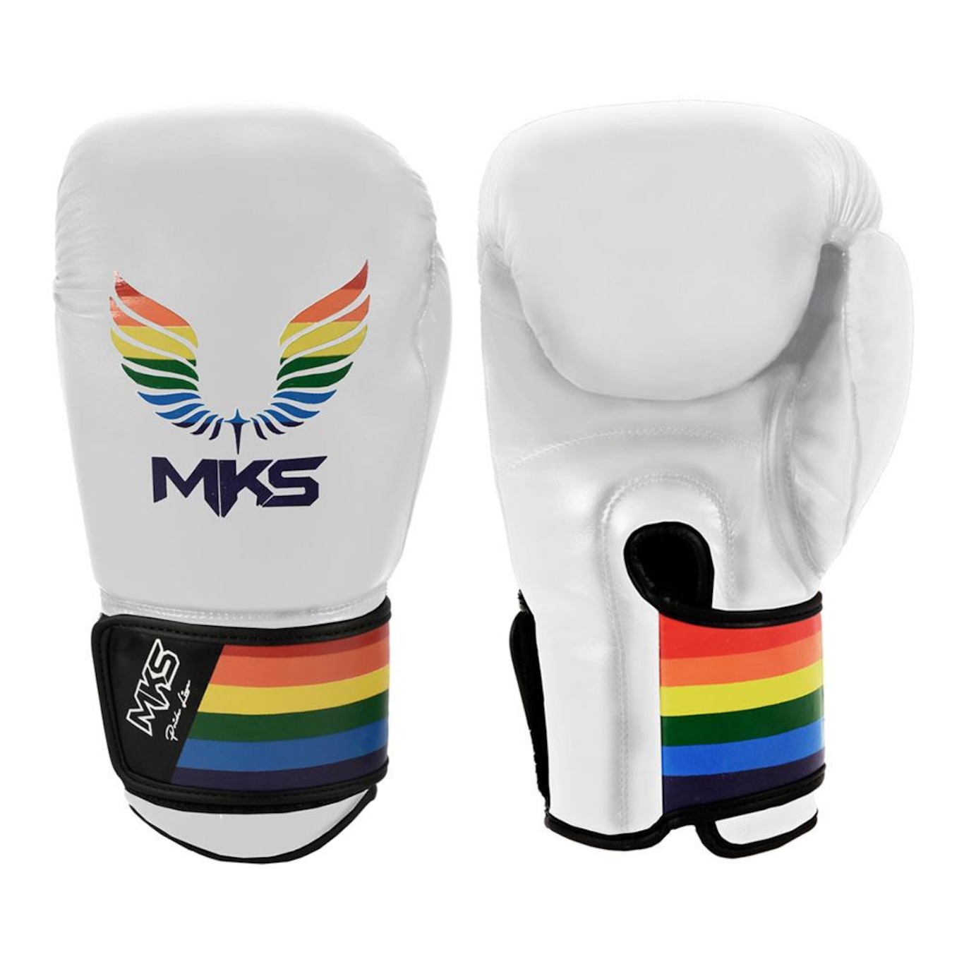 Luvas de Boxe Muay Thai Mks Energy Pride Line - Adulto - Foto 2