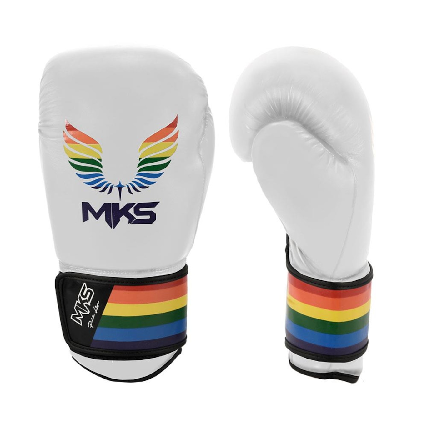 Luvas de Boxe Muay Thai Mks Energy Pride Line - Adulto - Foto 3