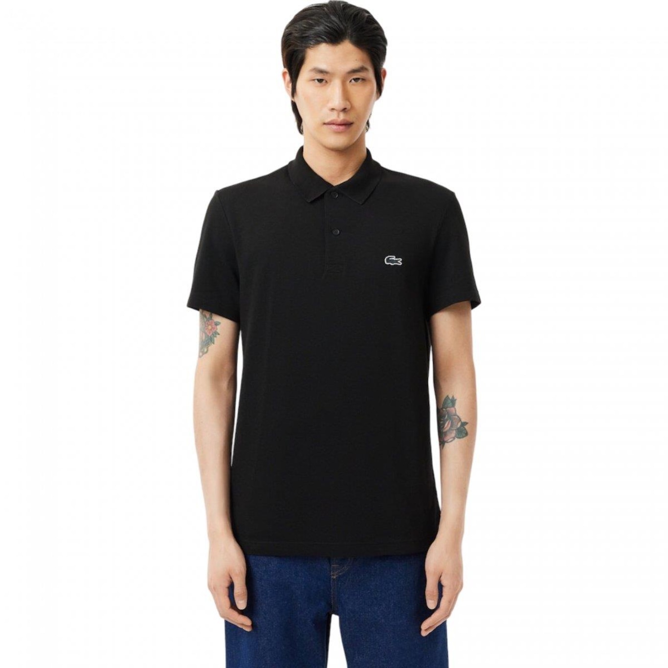 Camisa Polo Lacoste Básica - Masculina - Foto 1