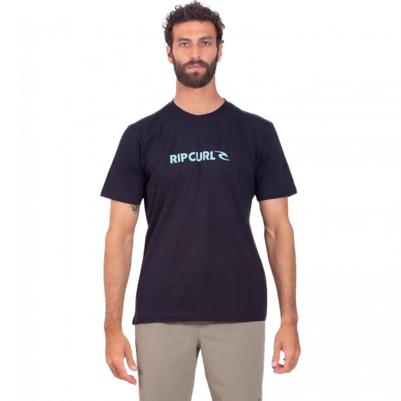 Camiseta Rip Curl New Icon - Masculina - Foto 1