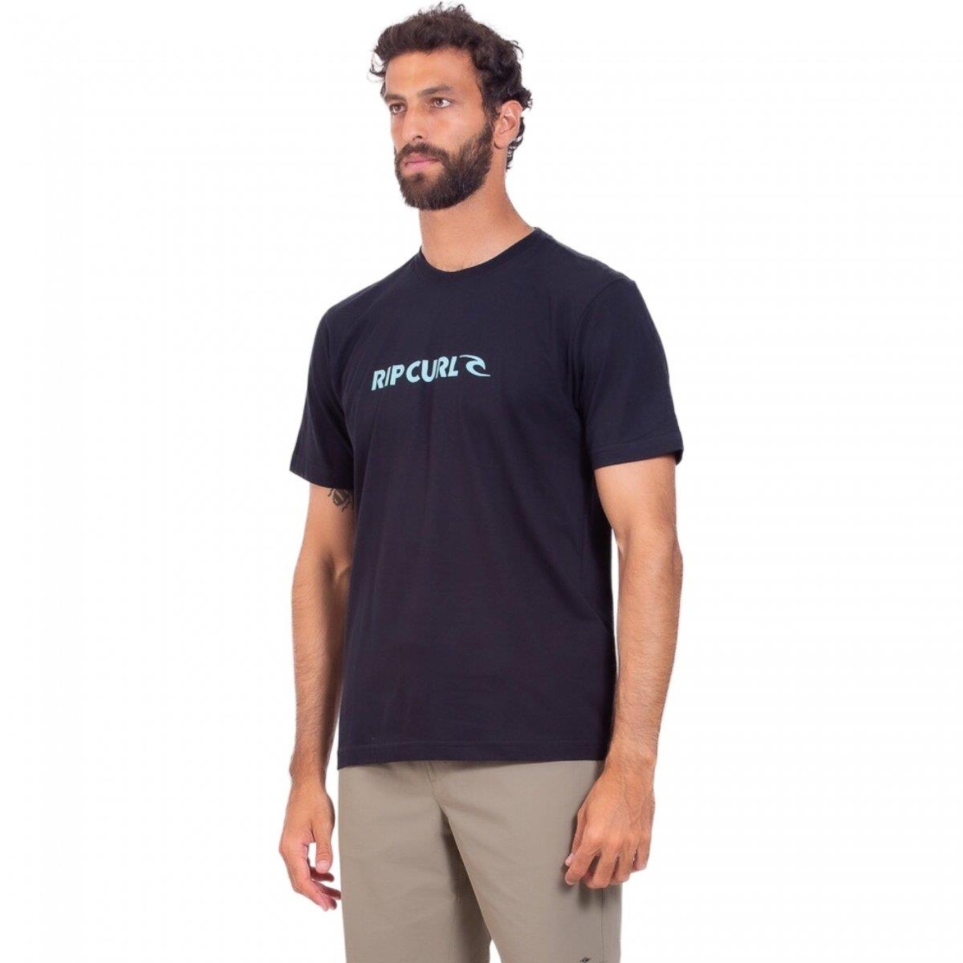 Camiseta Rip Curl New Icon - Masculina - Foto 2