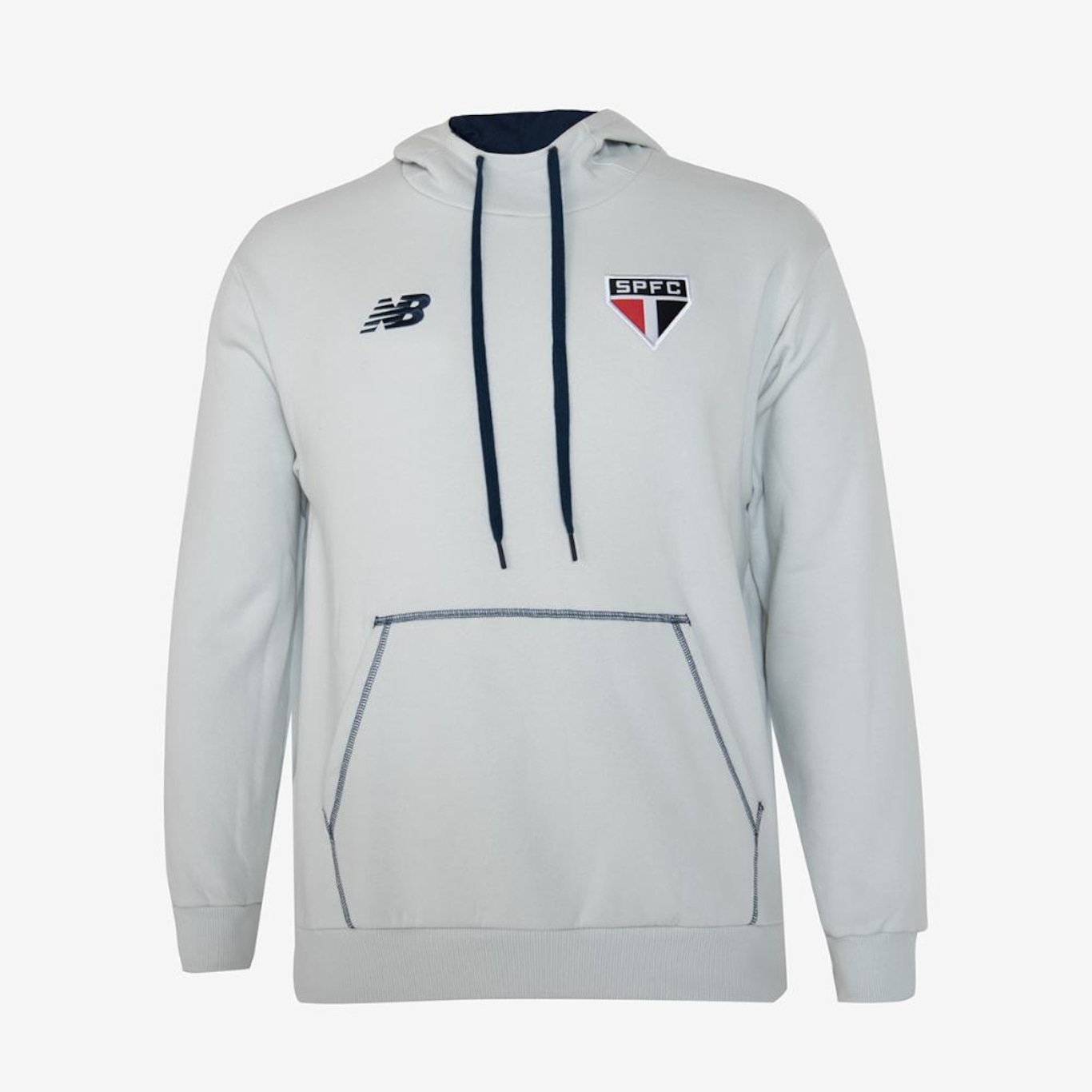 Blusão com Capuz New Balance Viagem Spfc 2024 - Masculino - Foto 1