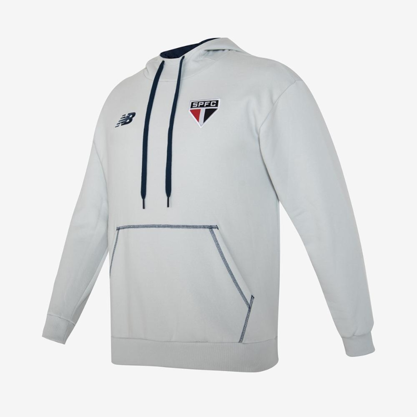 Blusão com Capuz New Balance Viagem Spfc 2024 - Masculino - Foto 2