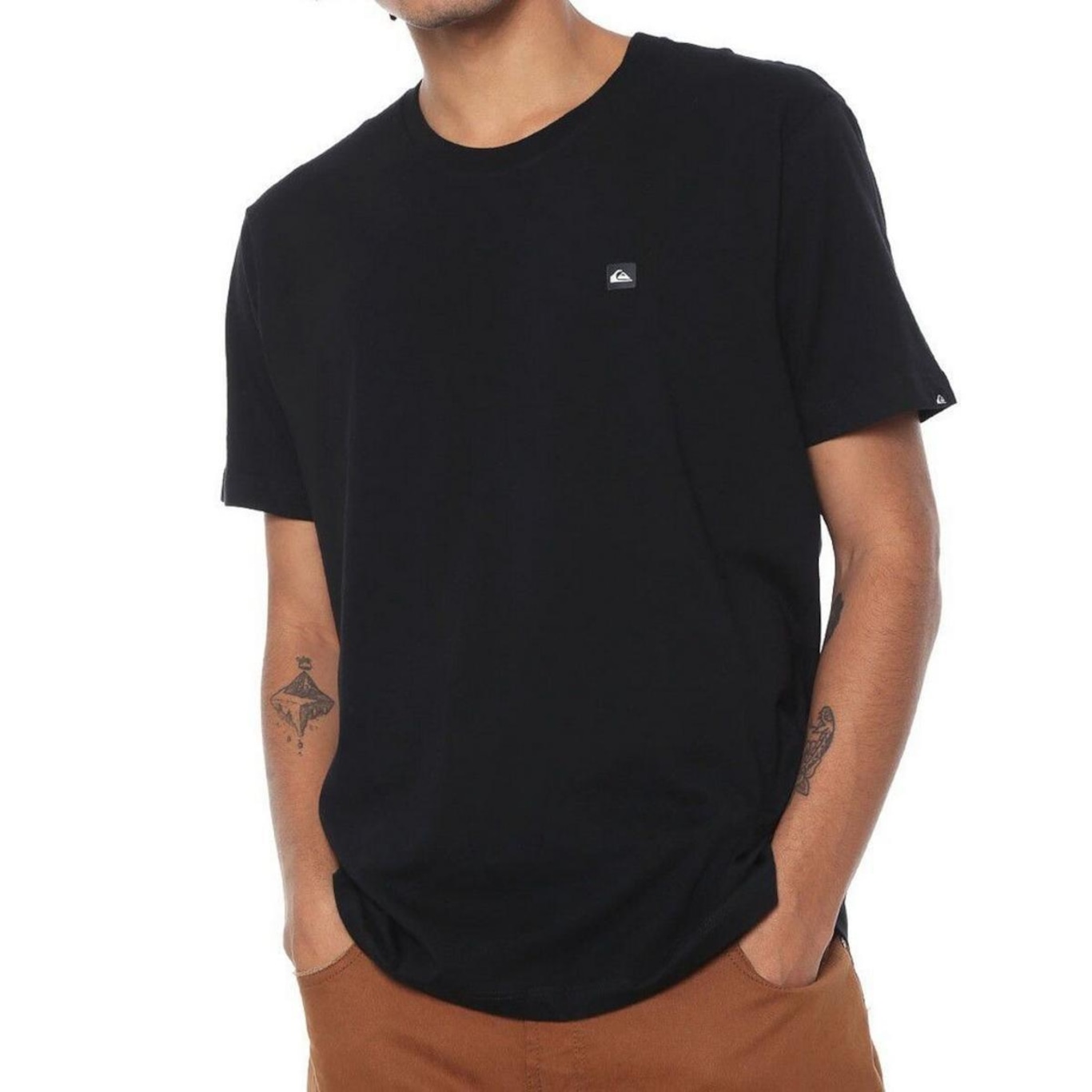 Camiseta Quiksilver Chest Transfer - Masculina - Foto 3