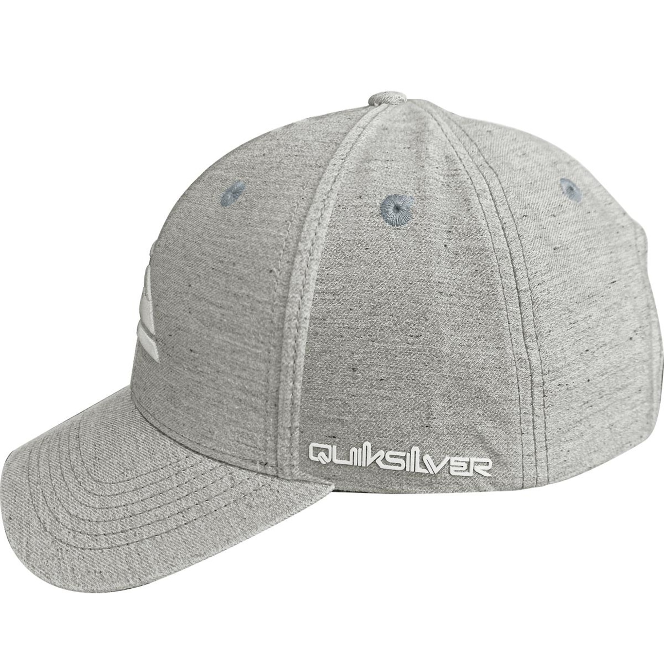 Boné Quiksilver Decades Heather Logo - Snapback - Adulto - Foto 3