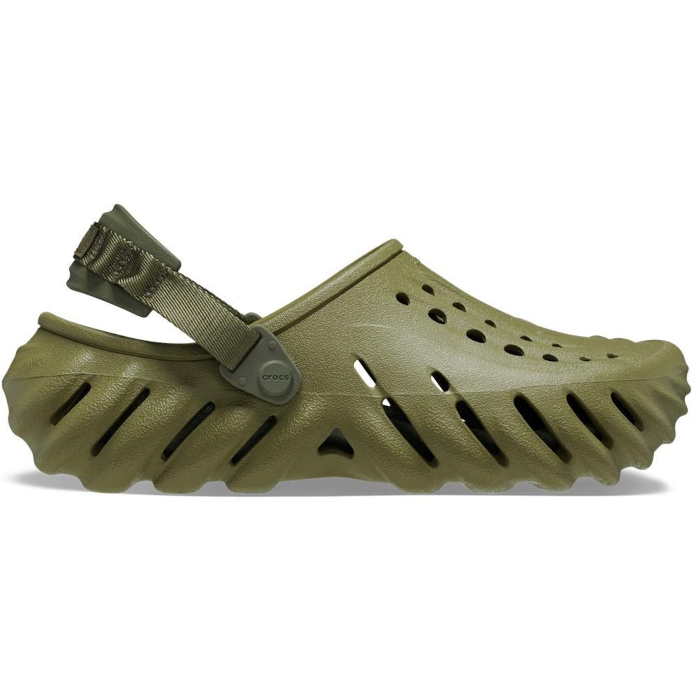 Sandália Crocs Echo Clog Aloe - Unissex - Foto 1