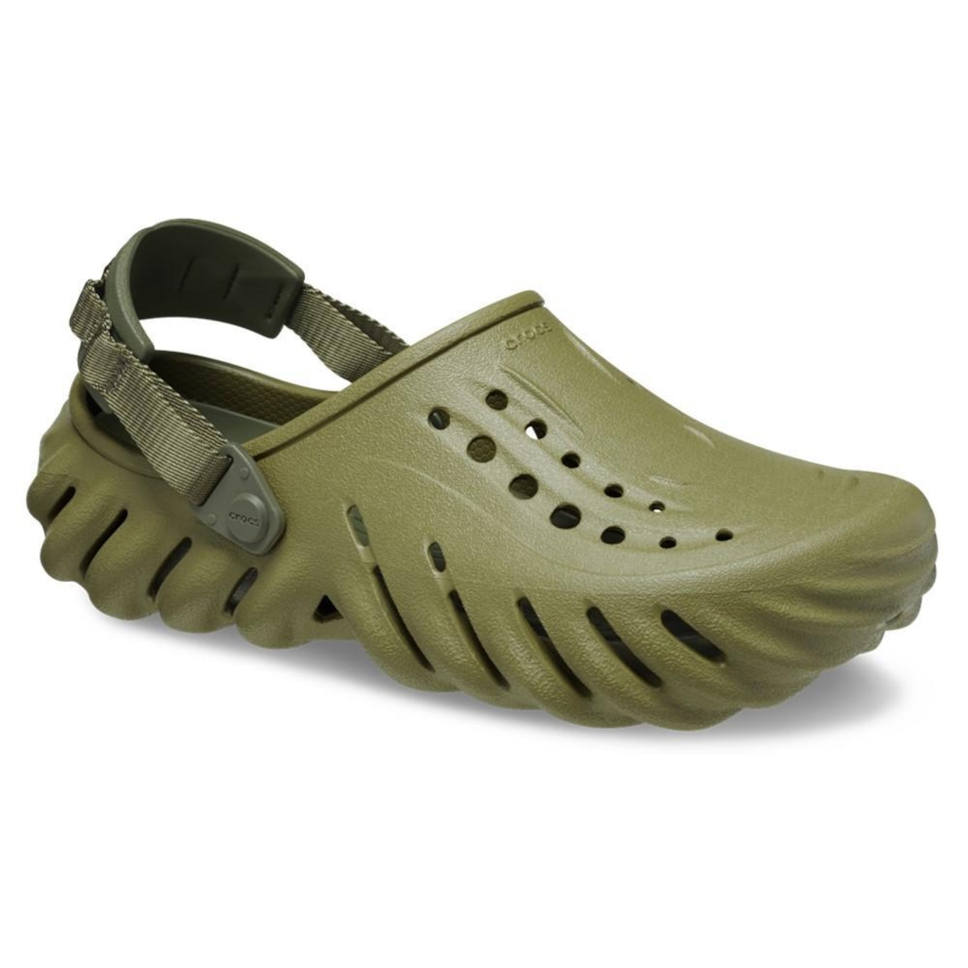 Sandália Crocs Echo Clog Aloe - Unissex - Foto 2