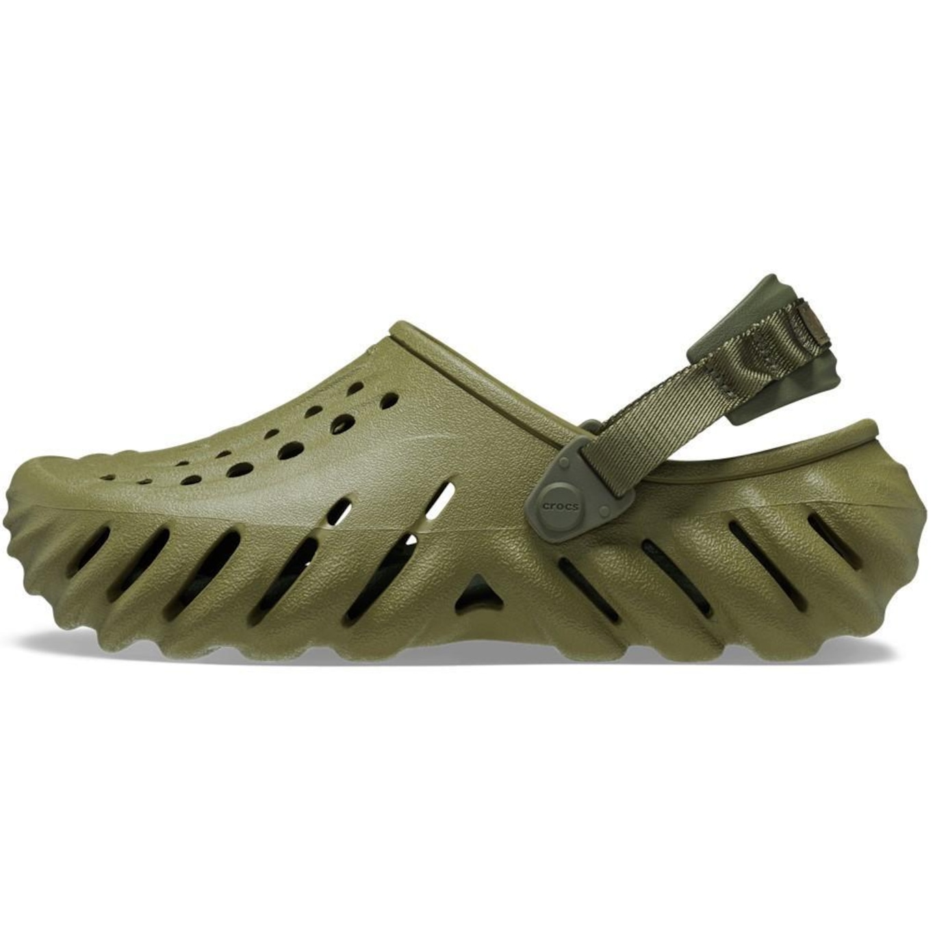 Sandália Crocs Echo Clog Aloe - Unissex - Foto 3