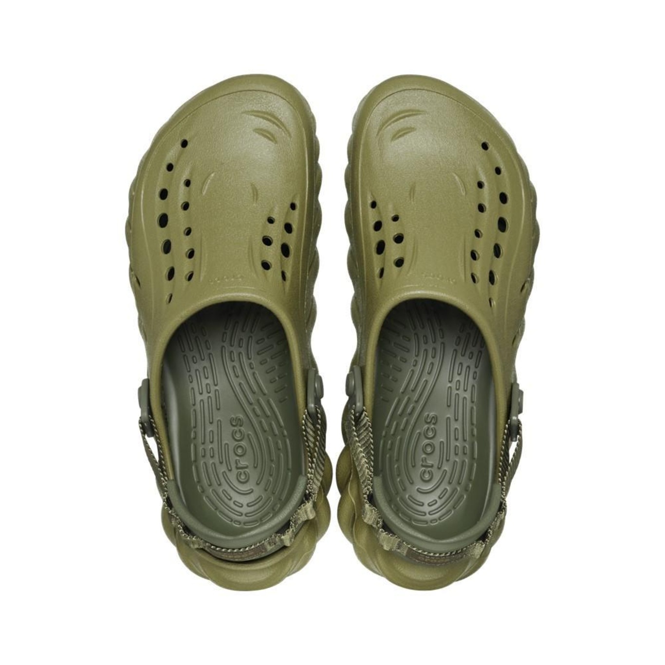 Sandália Crocs Echo Clog Aloe - Unissex - Foto 5