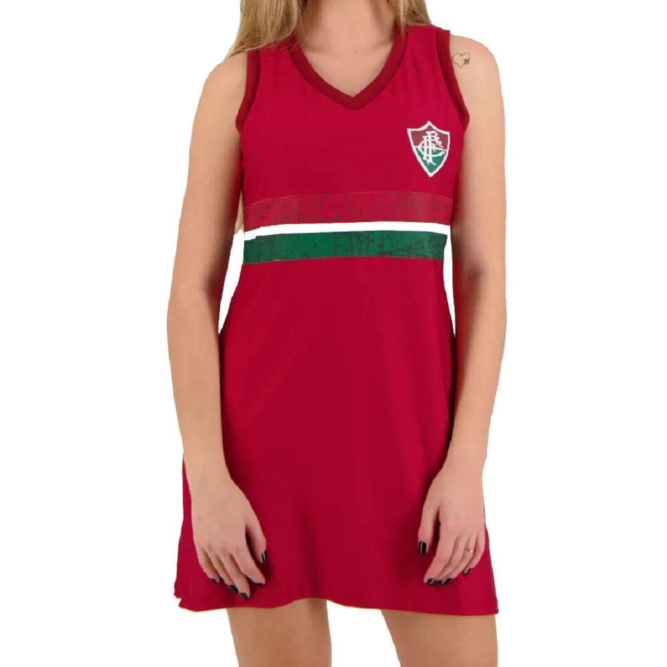 Vestido Braziline Fluminense Fluence - Feminino - Foto 1