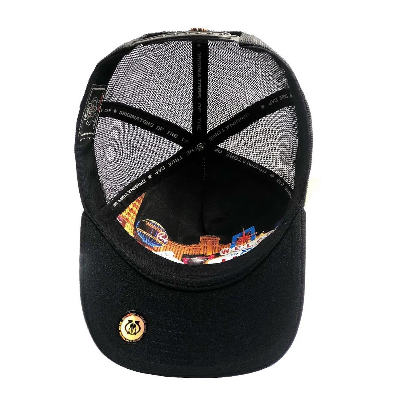 Boné Aba Curva Trucker Rhino Size Poker - Snapback - Adulto - Foto 3