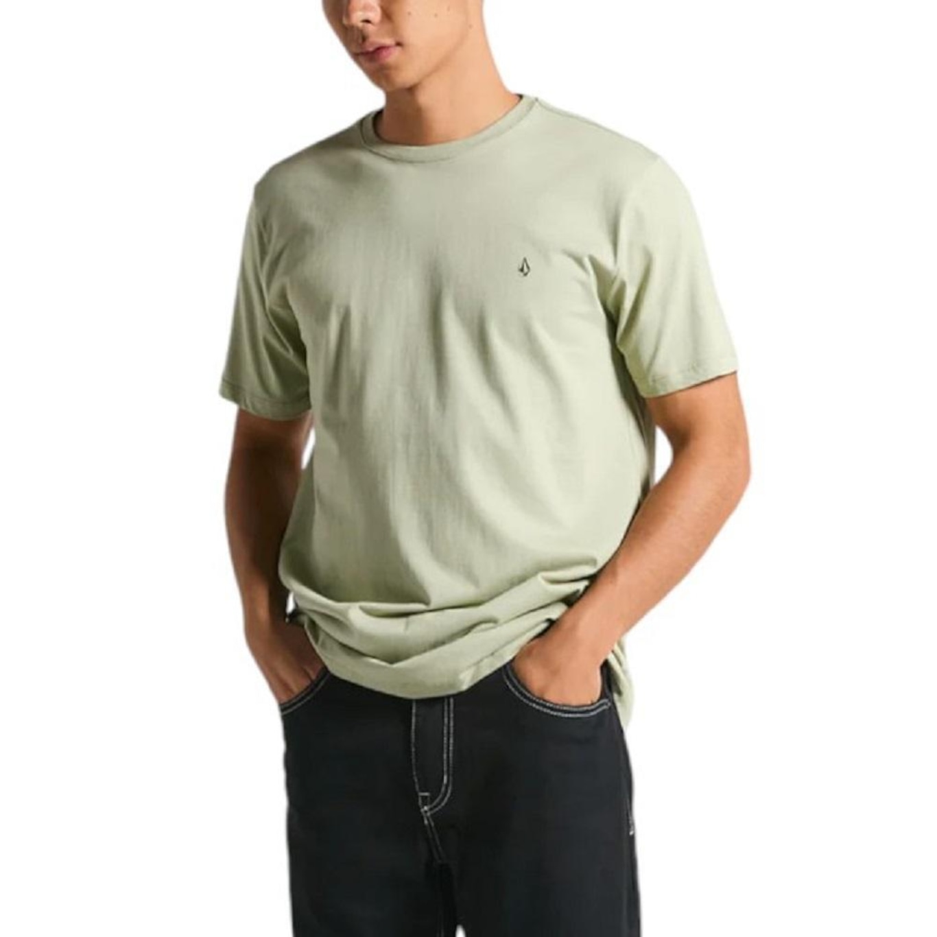 Camiseta Volcom Silk Stone Blanks - Masculina - Foto 2