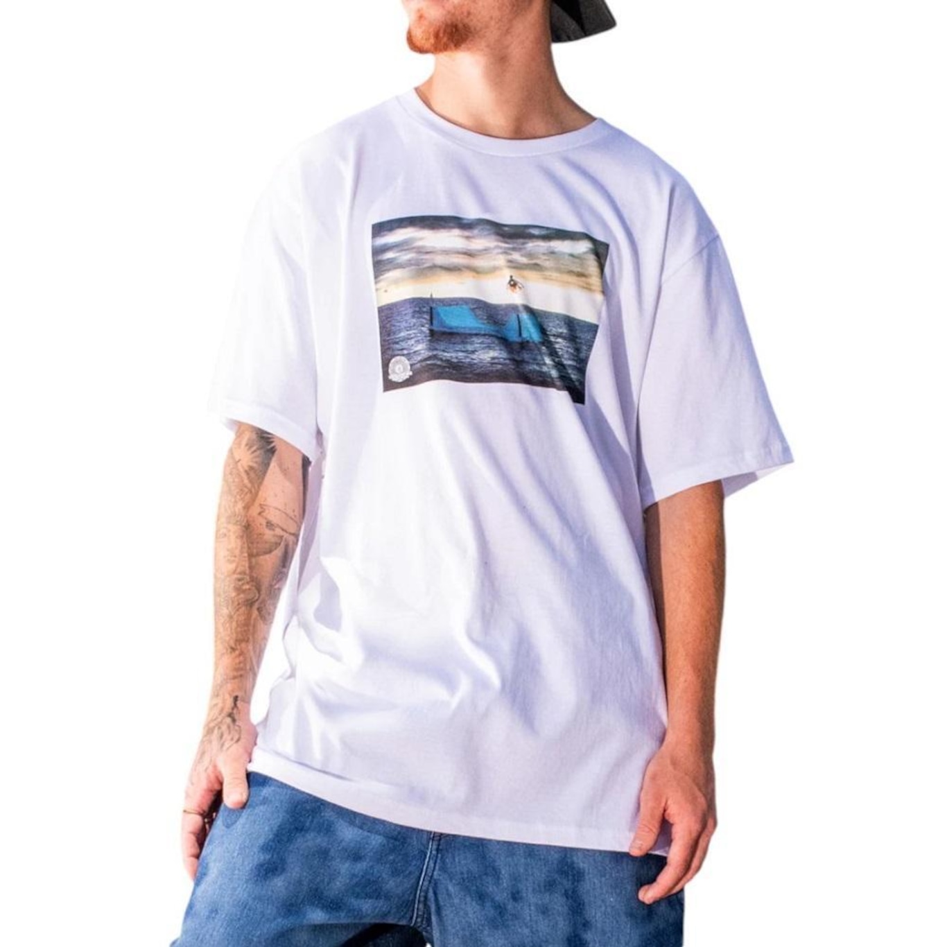 Camiseta Volcom Silk Ttt Poster - Masculina - Foto 3