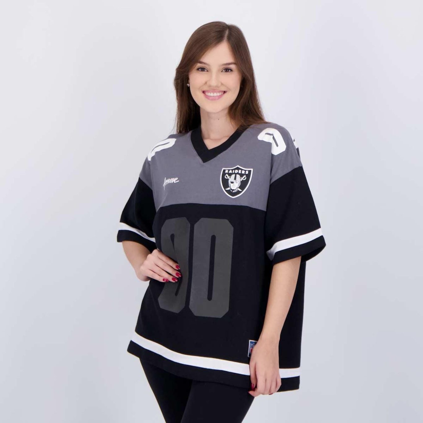 Camiseta Approve Nfl Raiders - Feminina - Foto 3