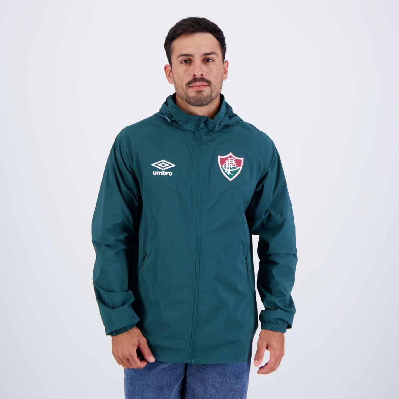 Jaqueta Umbro Fluminense Treino 2024 - Masculina - Foto 1