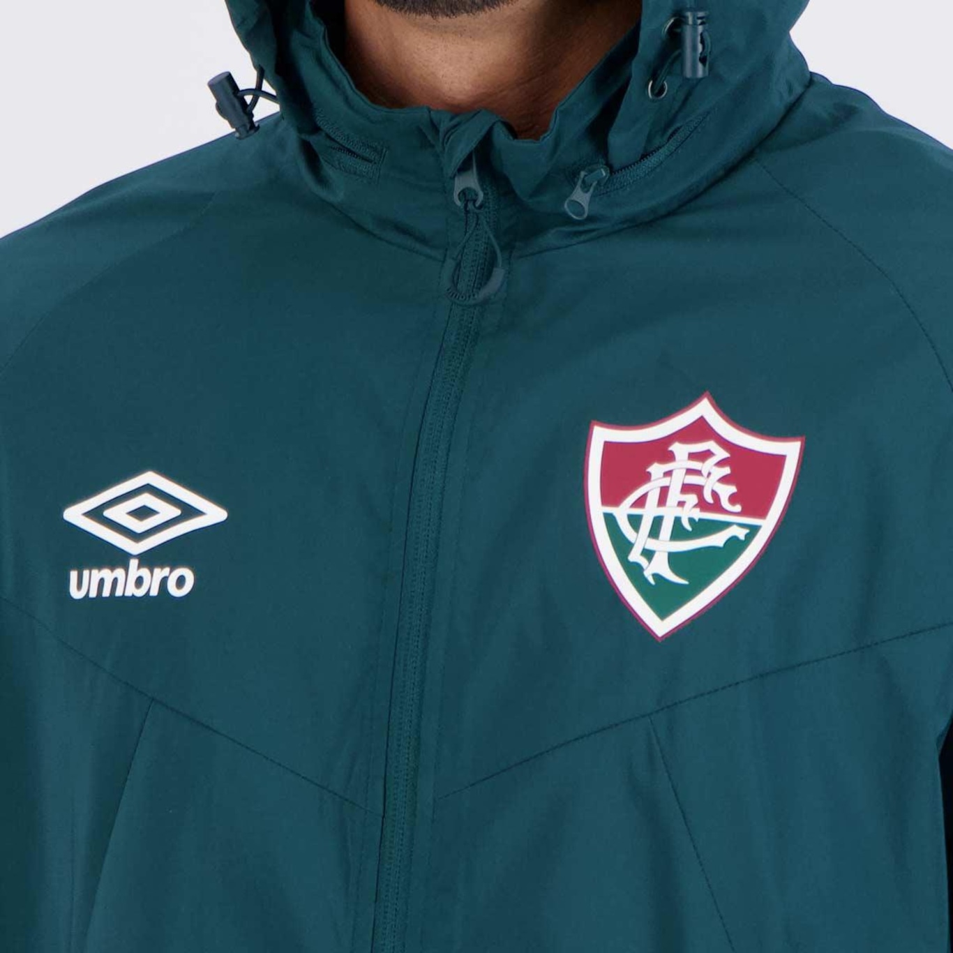 Jaqueta Umbro Fluminense Treino 2024 - Masculina - Foto 5