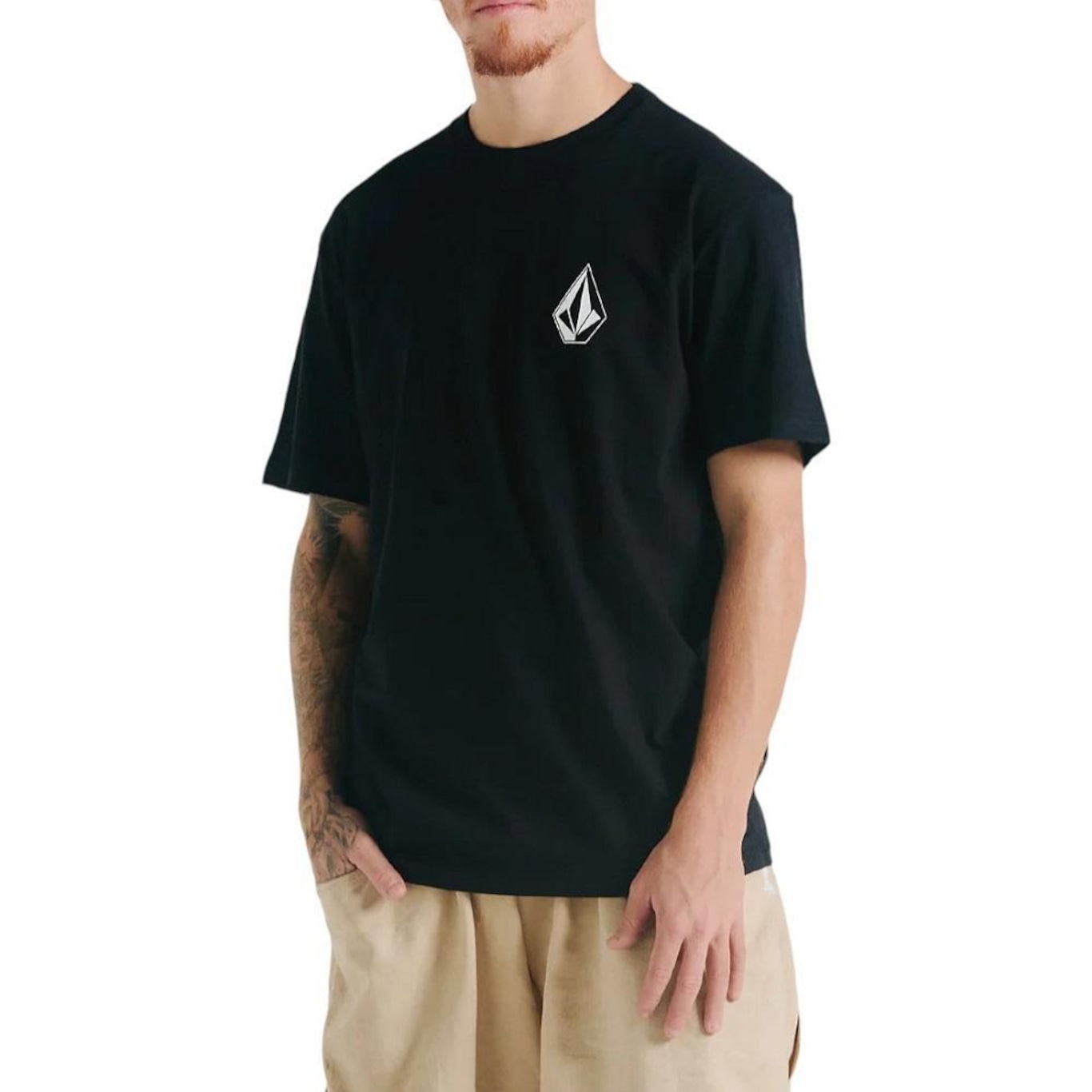 Camiseta Volcom Silk Iconic Masculina - Foto 1