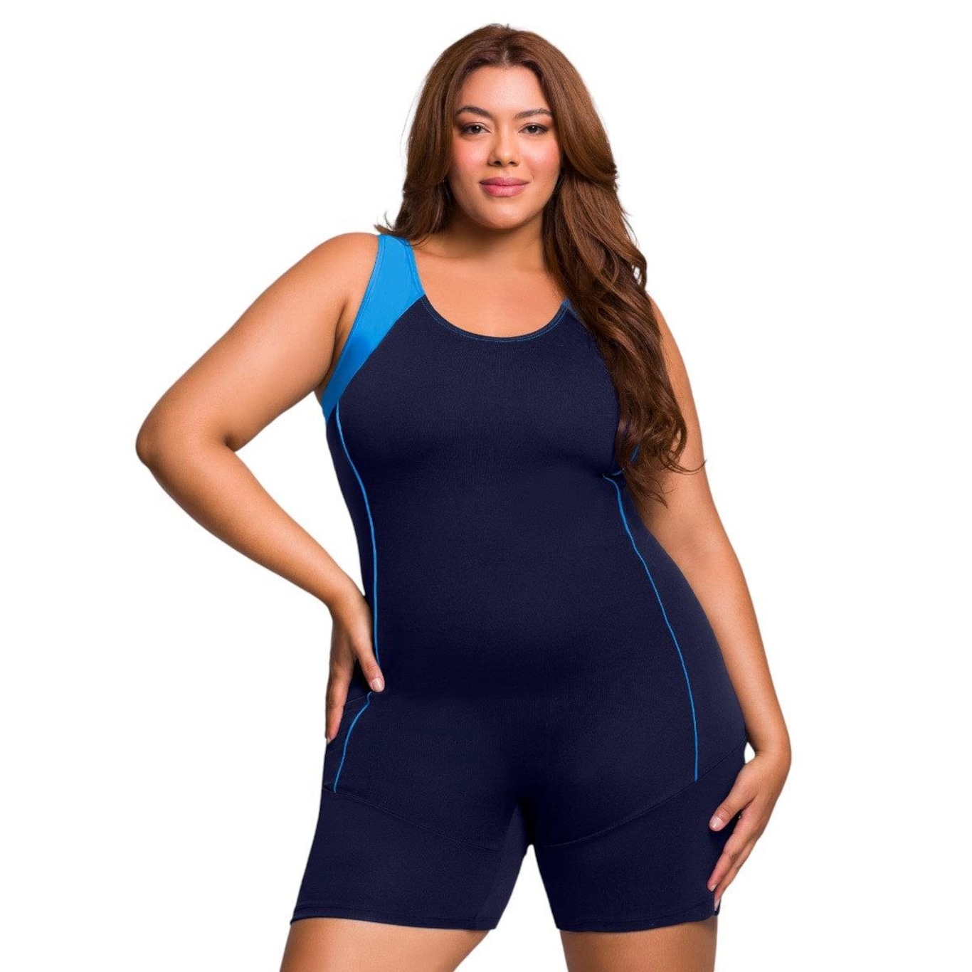 Maiô Selene Natação Plus Size - Feminino - Foto 1