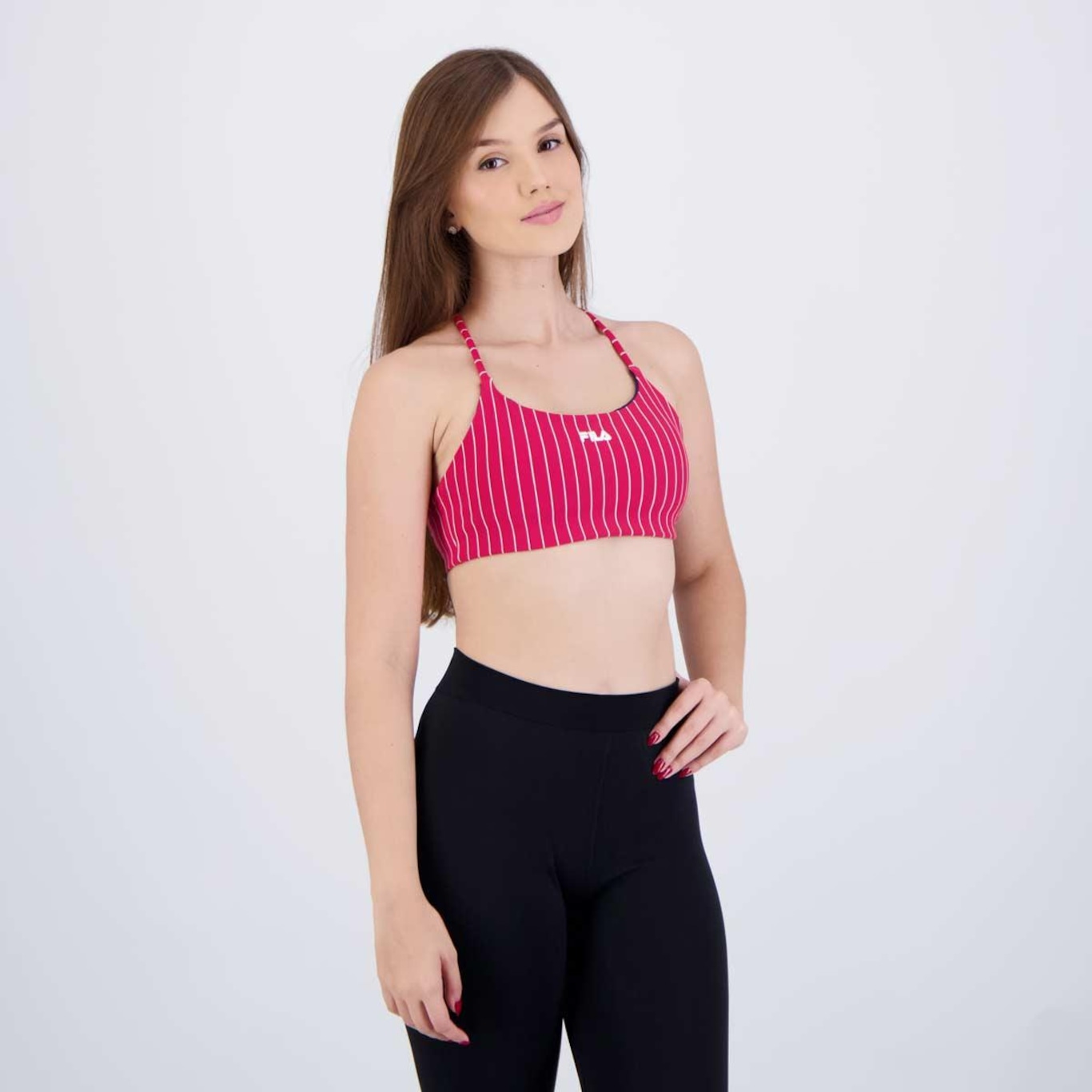 Top Fila Sports Pinstripes - Feminino - Foto 2