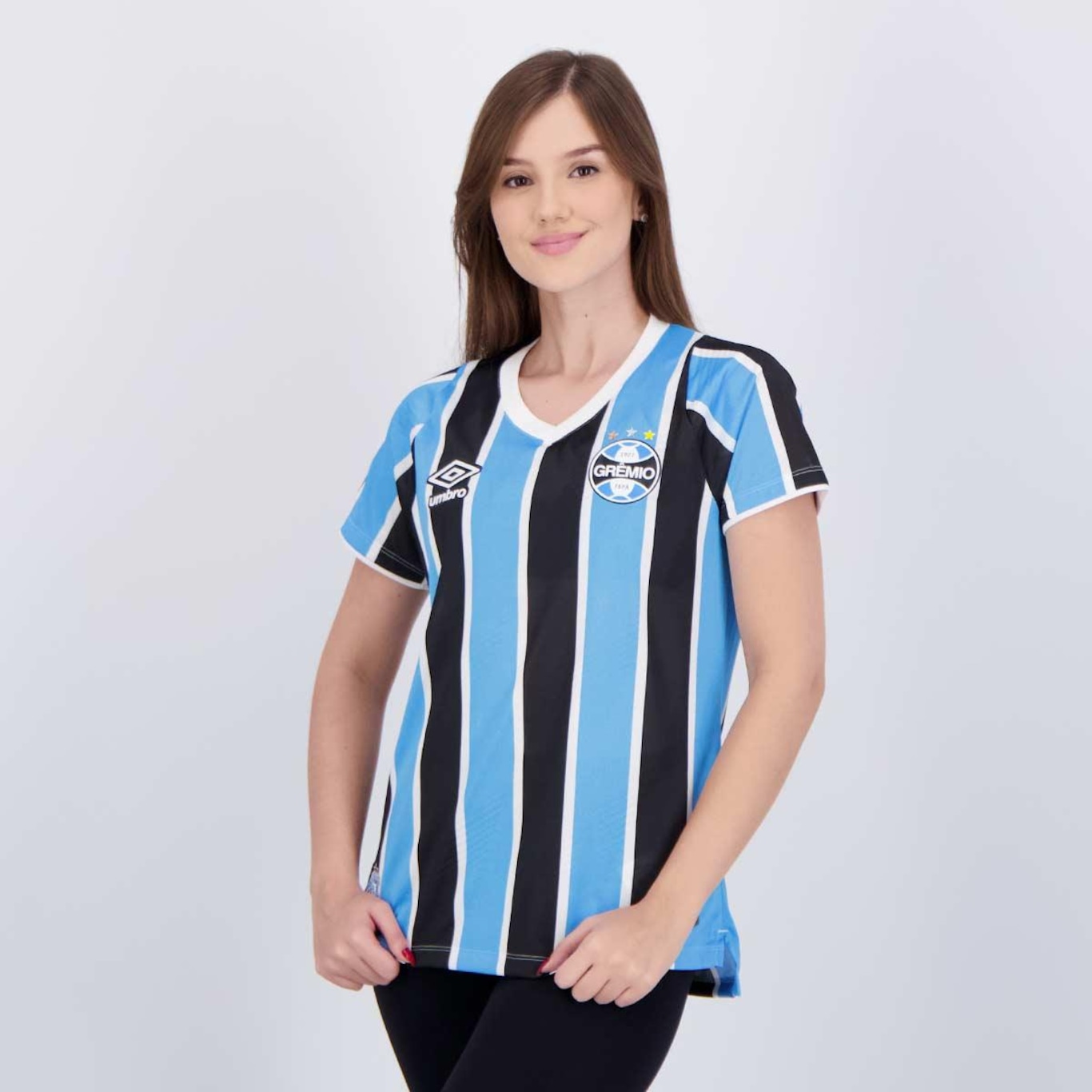 Camisa do Grêmio I 2024 Jogador Umbro - Feminina - Foto 3