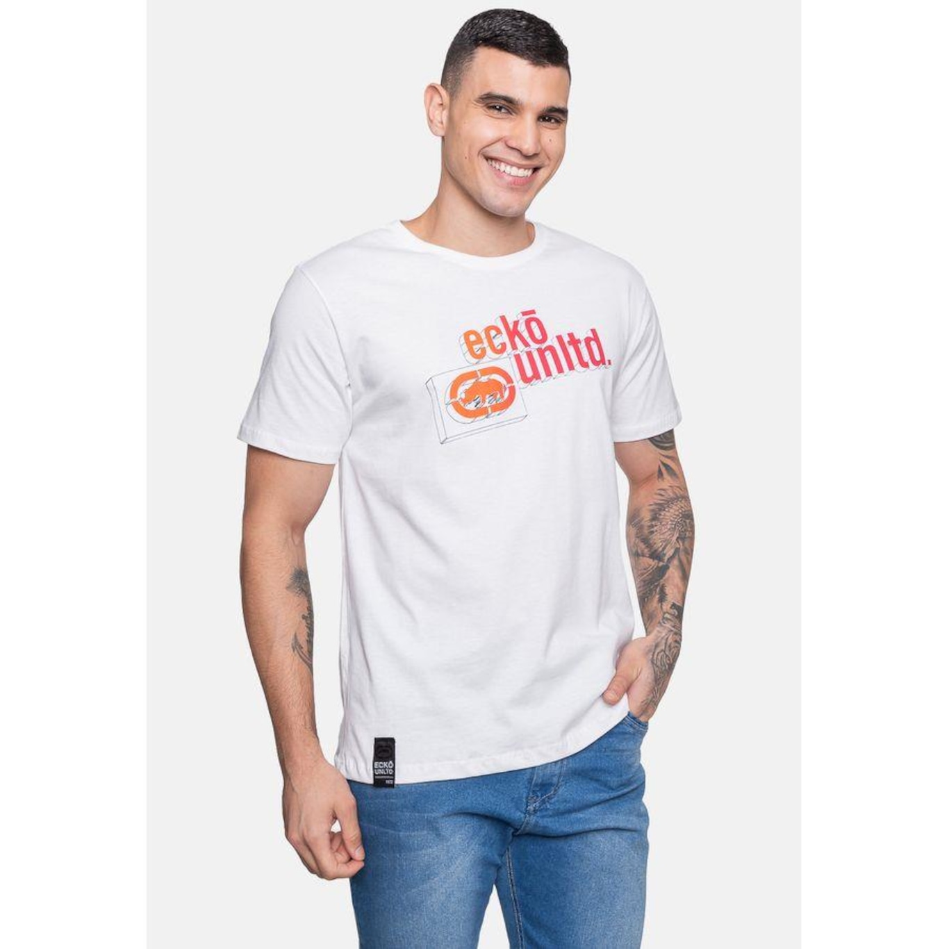 Camiseta Ecko Trends - Masculina - Foto 4