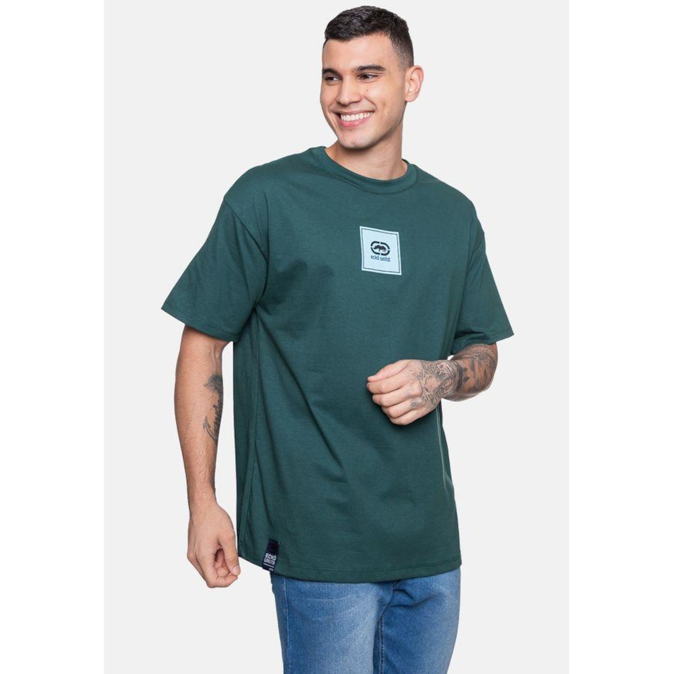 Camiseta Ecko Estampada - Masculina - Foto 4