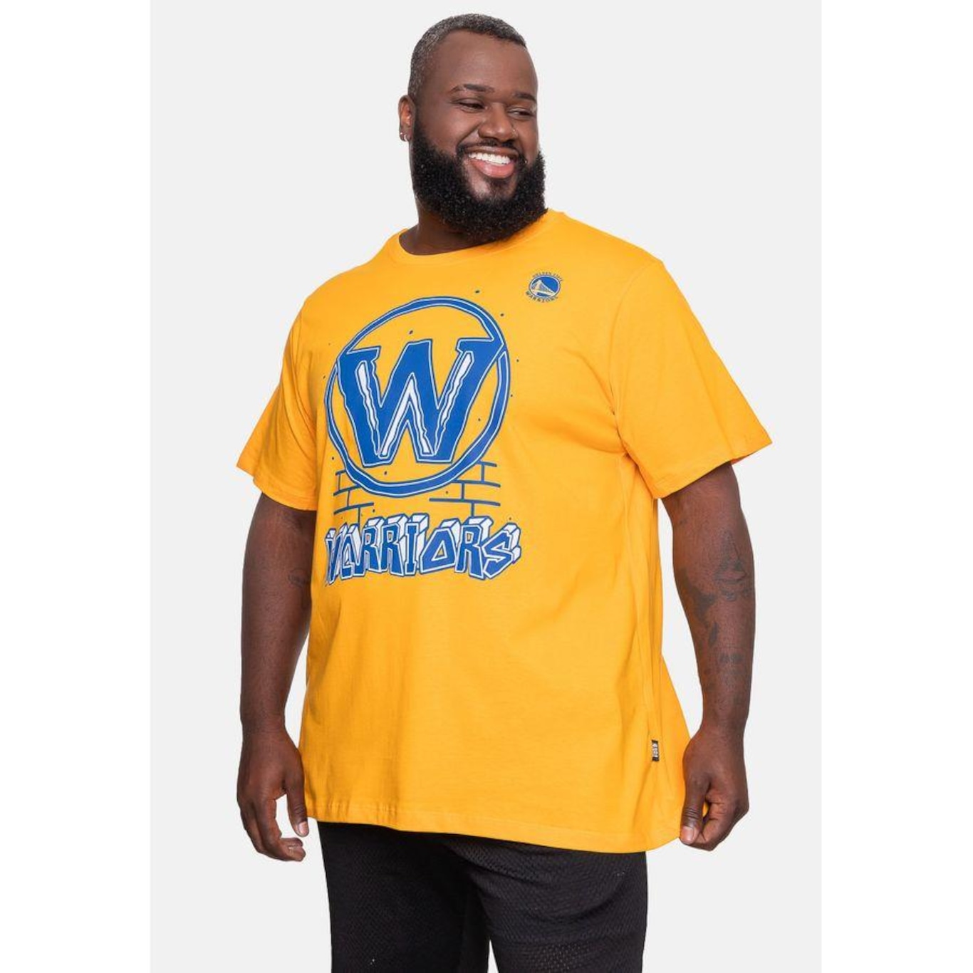 Camiseta Nba Plus Size Top Scorer Golden State Warriors - Masculina - Foto 4