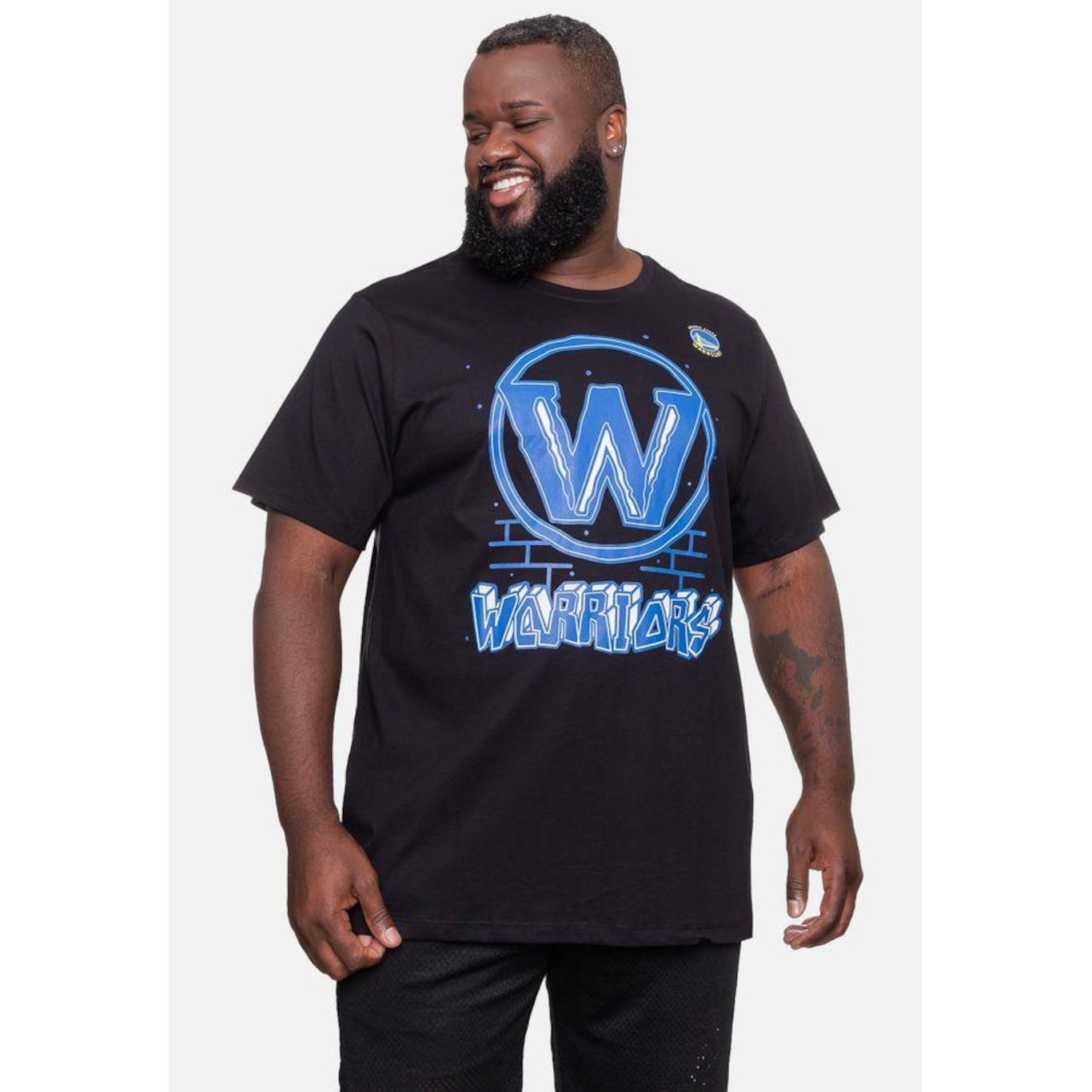 Camiseta Nba Plus Size Top Scorer Golden State Warriors - Masculina - Foto 3