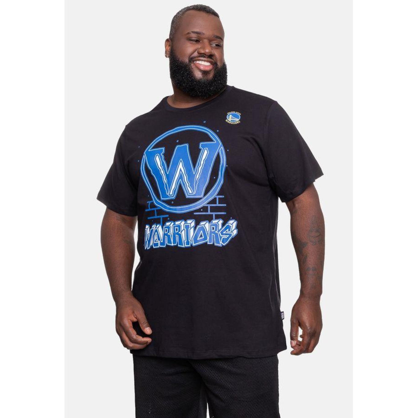 Camiseta Nba Plus Size Top Scorer Golden State Warriors - Masculina - Foto 4