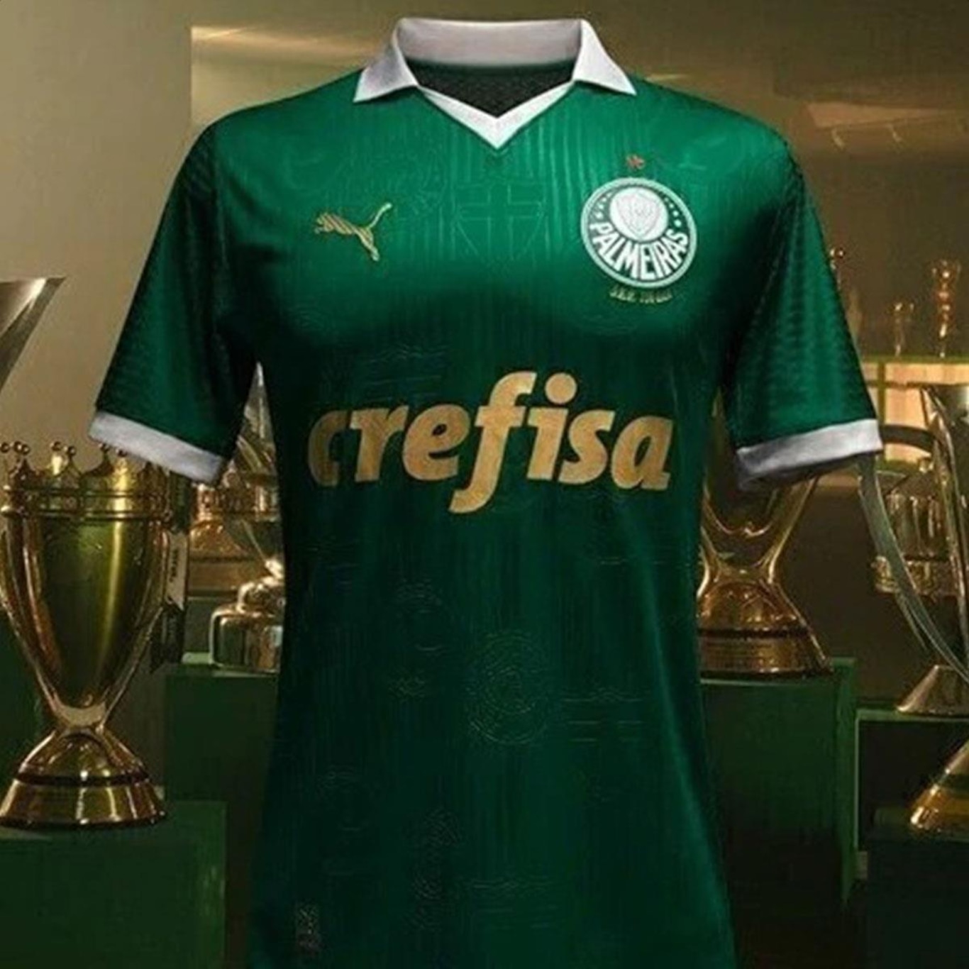 Camiseta do Palmeiras Puma 110 Anos - Masculina - Foto 4