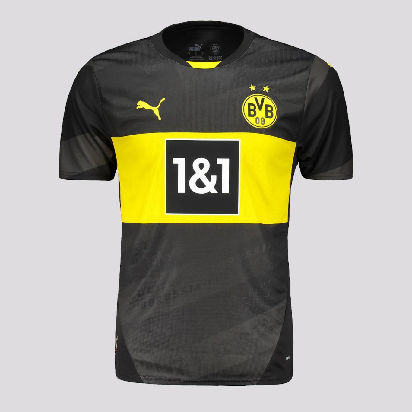 Camisa Borussia Dortmund Away 2025 Puma - Masculina - Foto 1