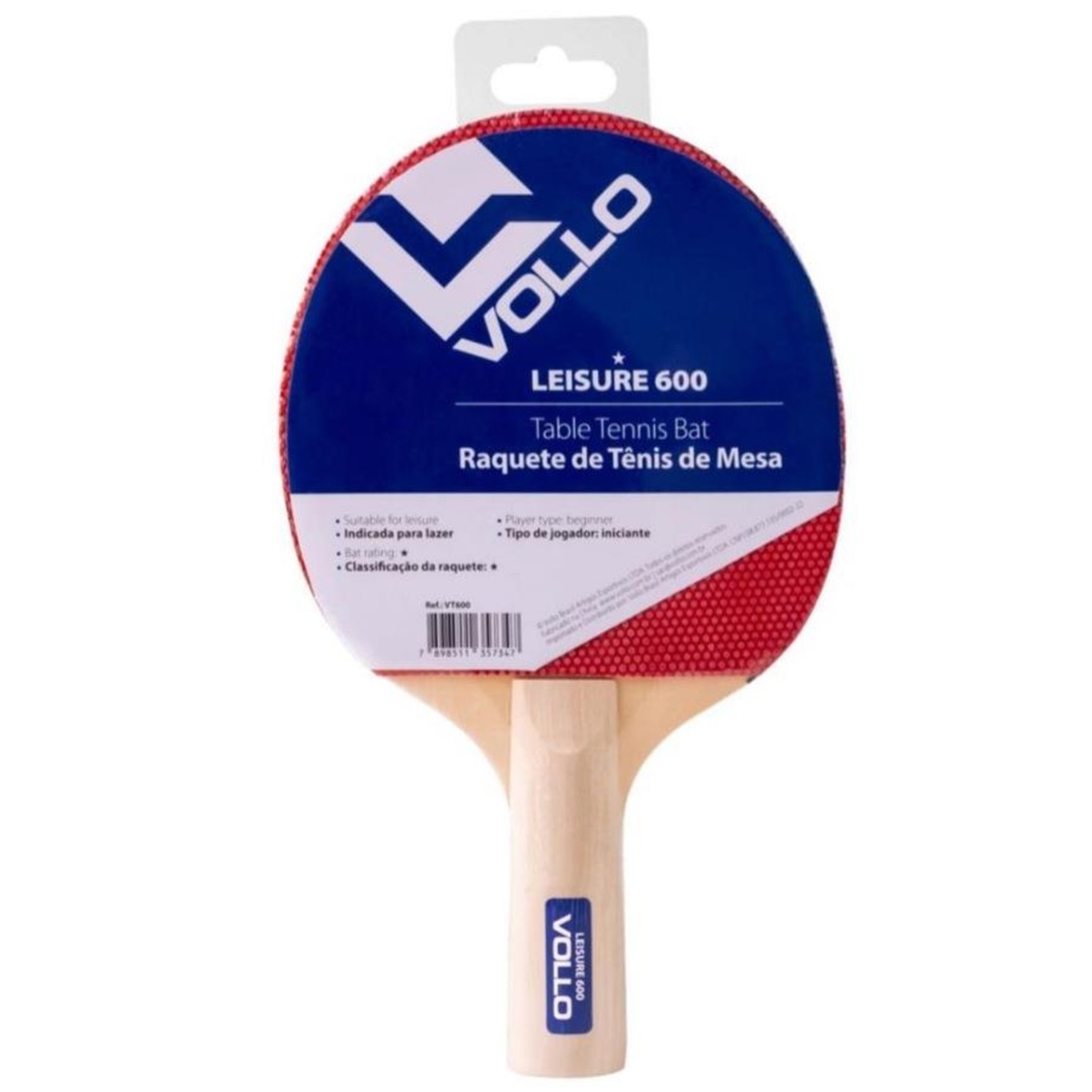 Raquete de Ping Pong Vollo Leisure 600 - Foto 6