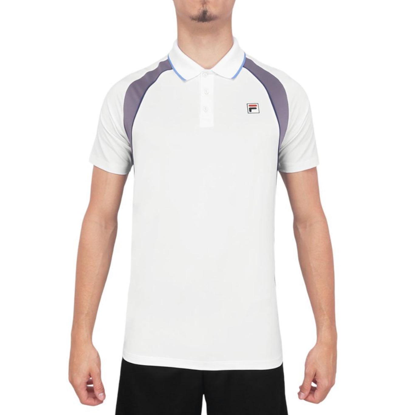 Camisa Polo Fila Backspin Short Sleeve - Masculina - Foto 1