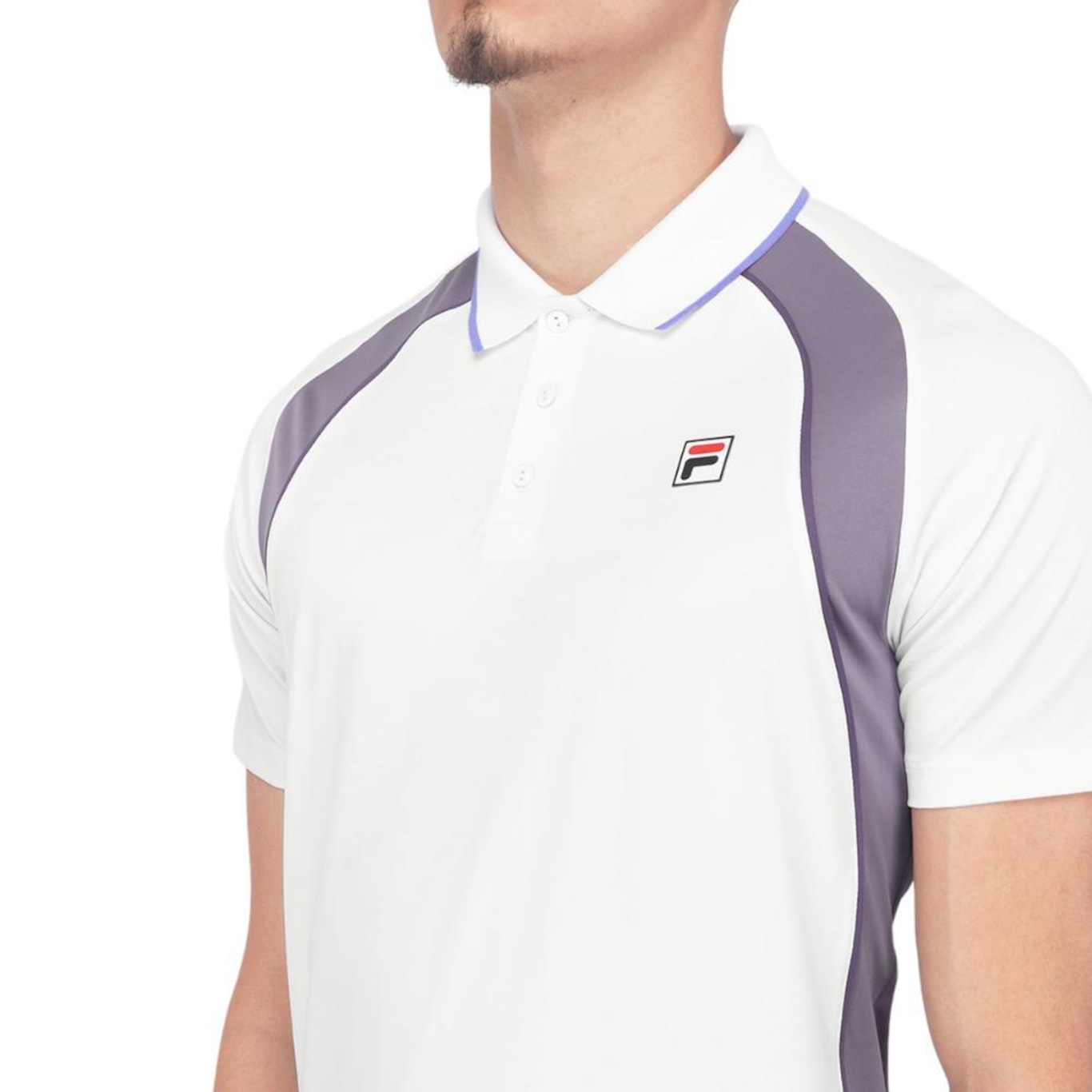 Camisa Polo Fila Backspin Short Sleeve - Masculina - Foto 3