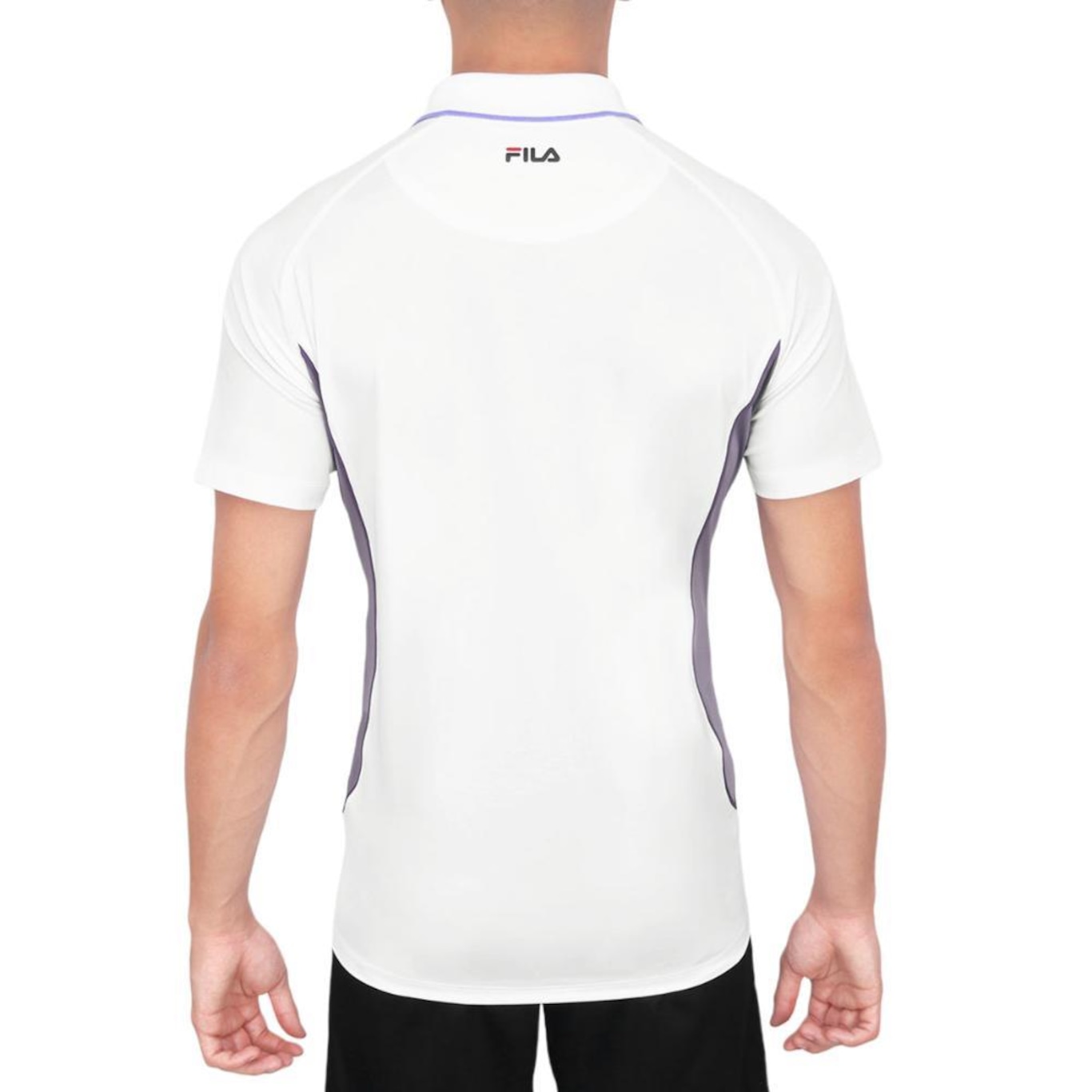 Camisa Polo Fila Backspin Short Sleeve - Masculina - Foto 4