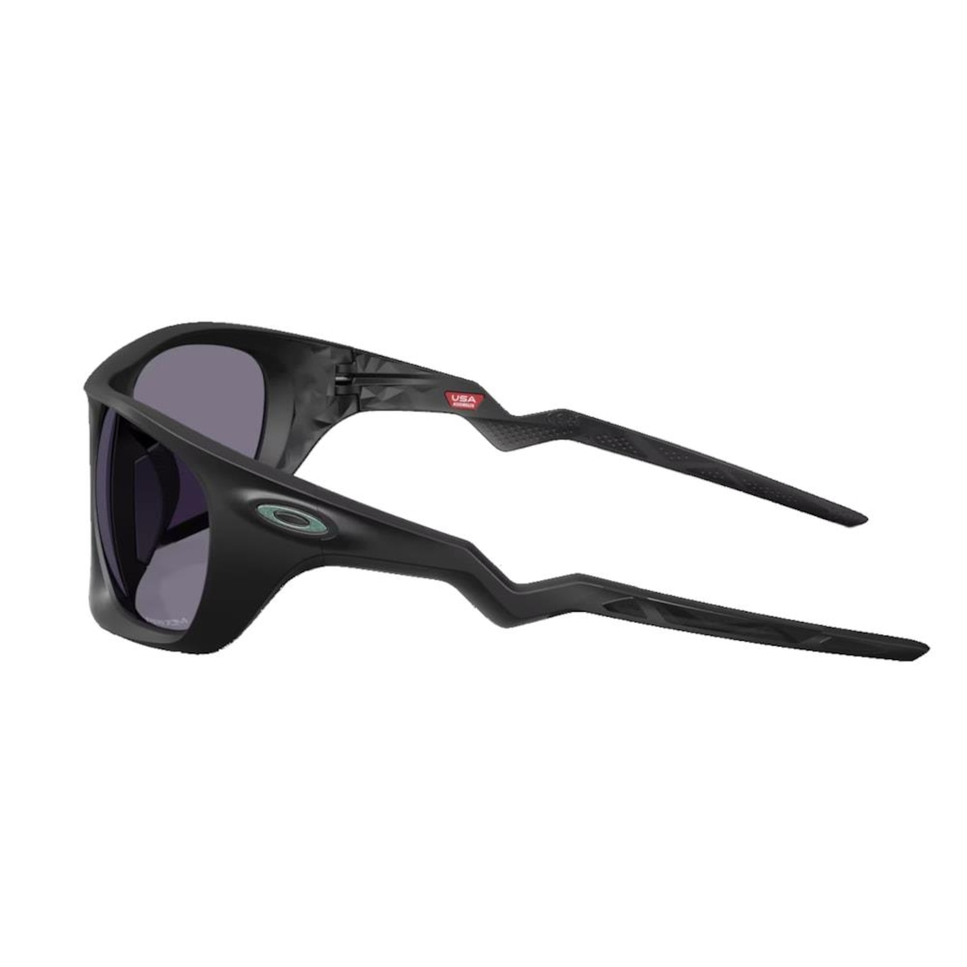 Óculos de Sol Unissex Oakley Lateralis Prizm Matte Ink - Foto 3