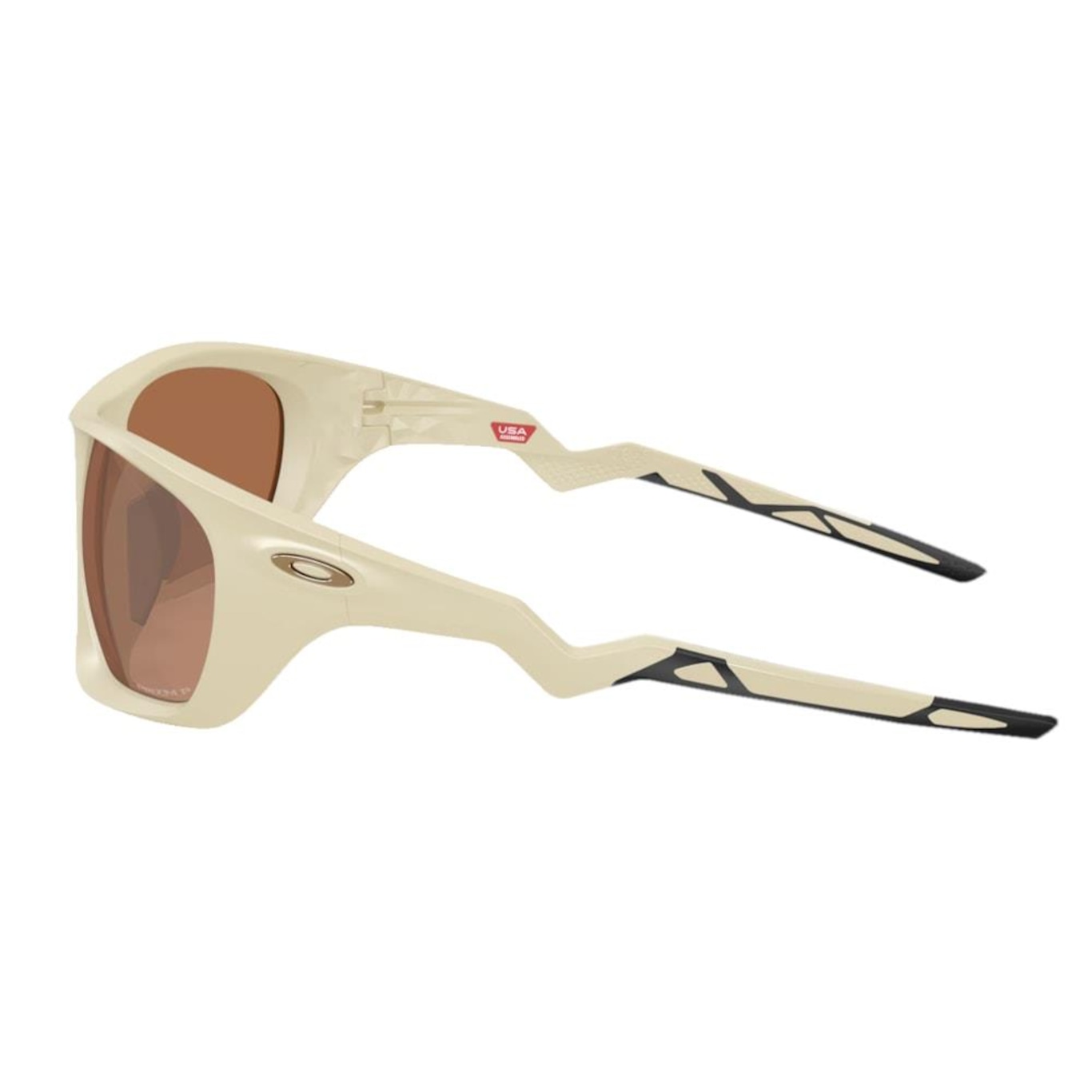 Óculos de Sol Unissex Oakley Lateralis Polarized Matte Sand - Foto 3