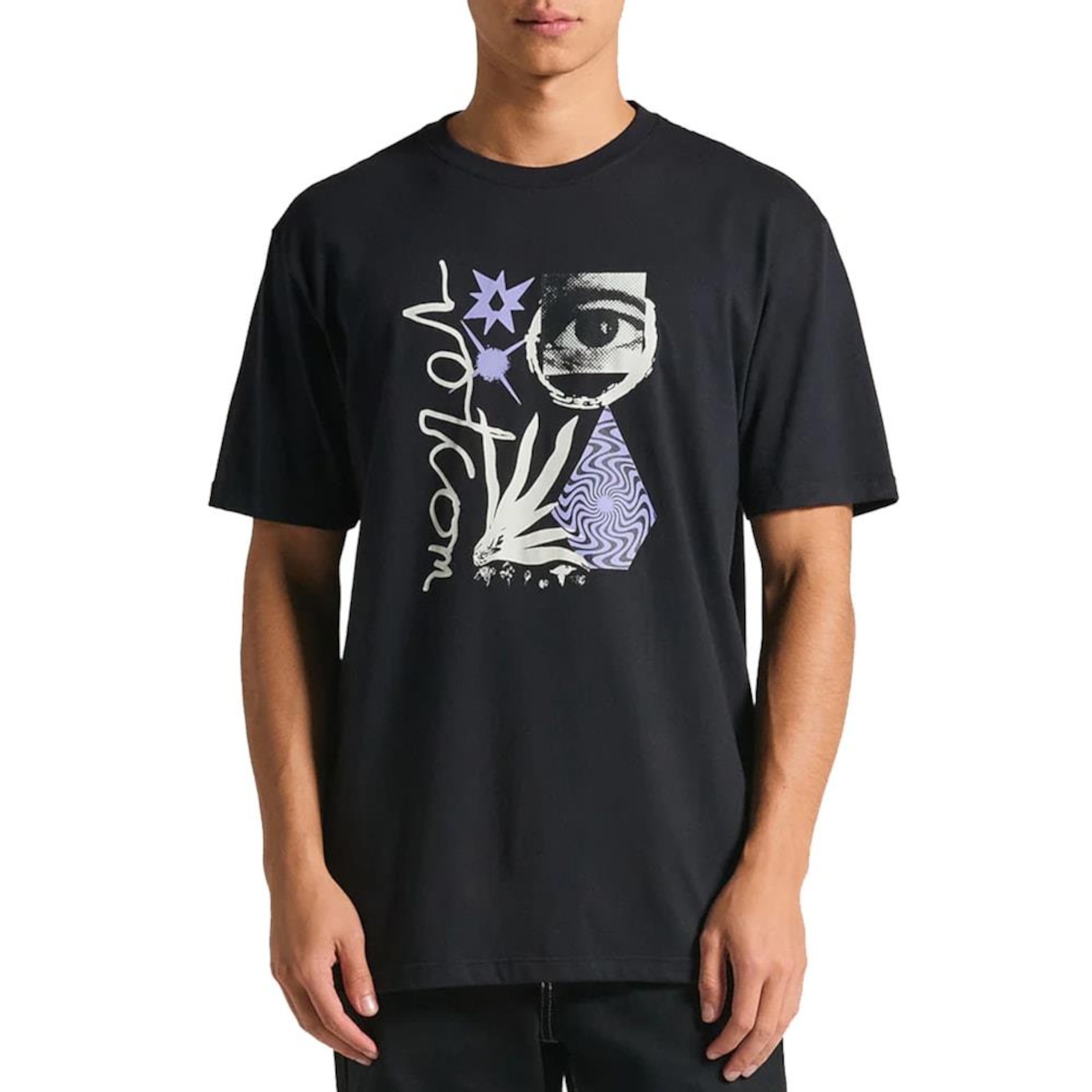 Camiseta Volcom Visualizer - Masculina - Foto 1