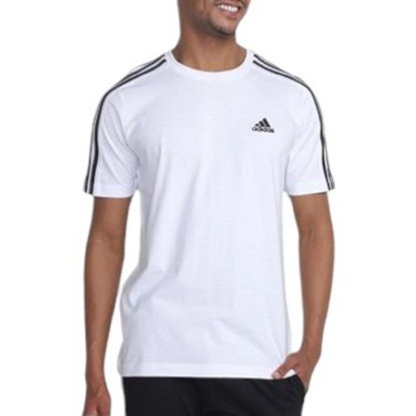 Camiseta adidas 3 Stripes Masculina - Foto 1