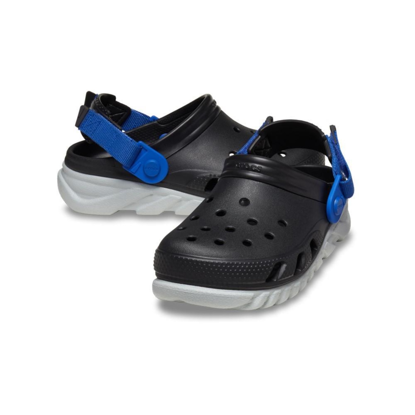 Sandália Crocs Duet Maxx Ii Clog K - Infantil - Foto 4