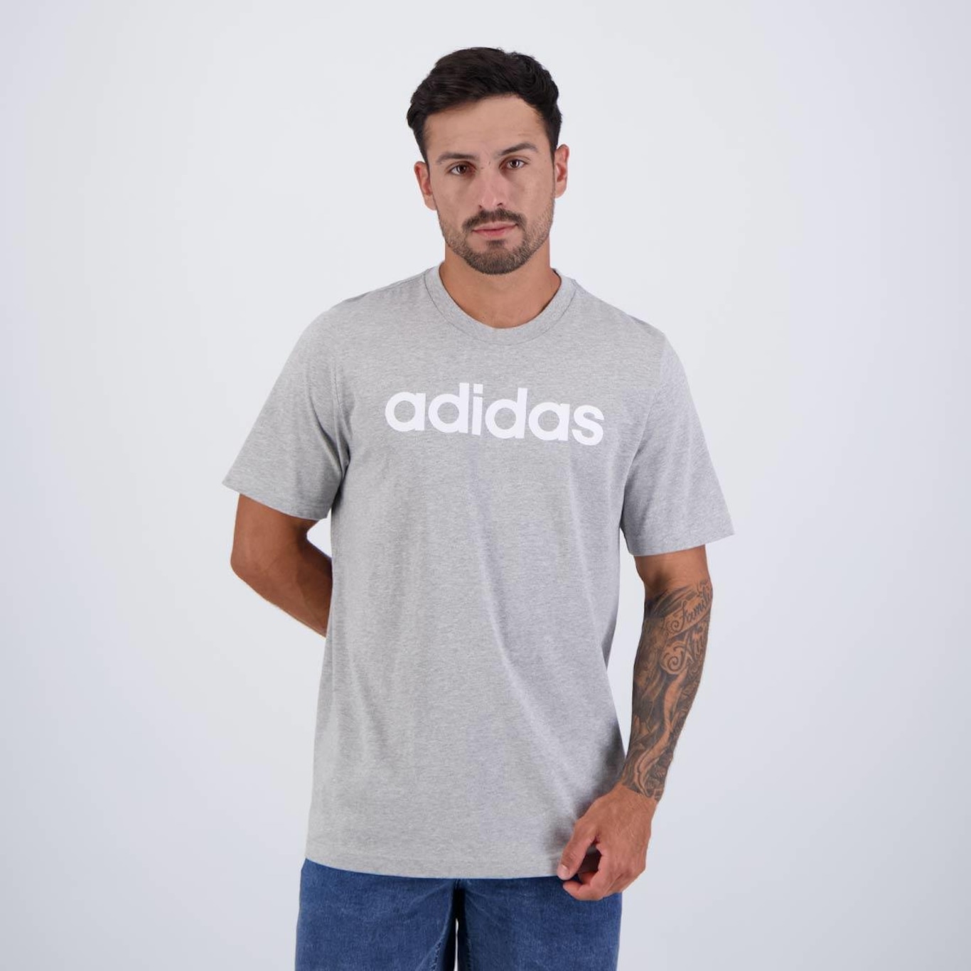 Camiseta adidas Logo Linear Masculina - Foto 1