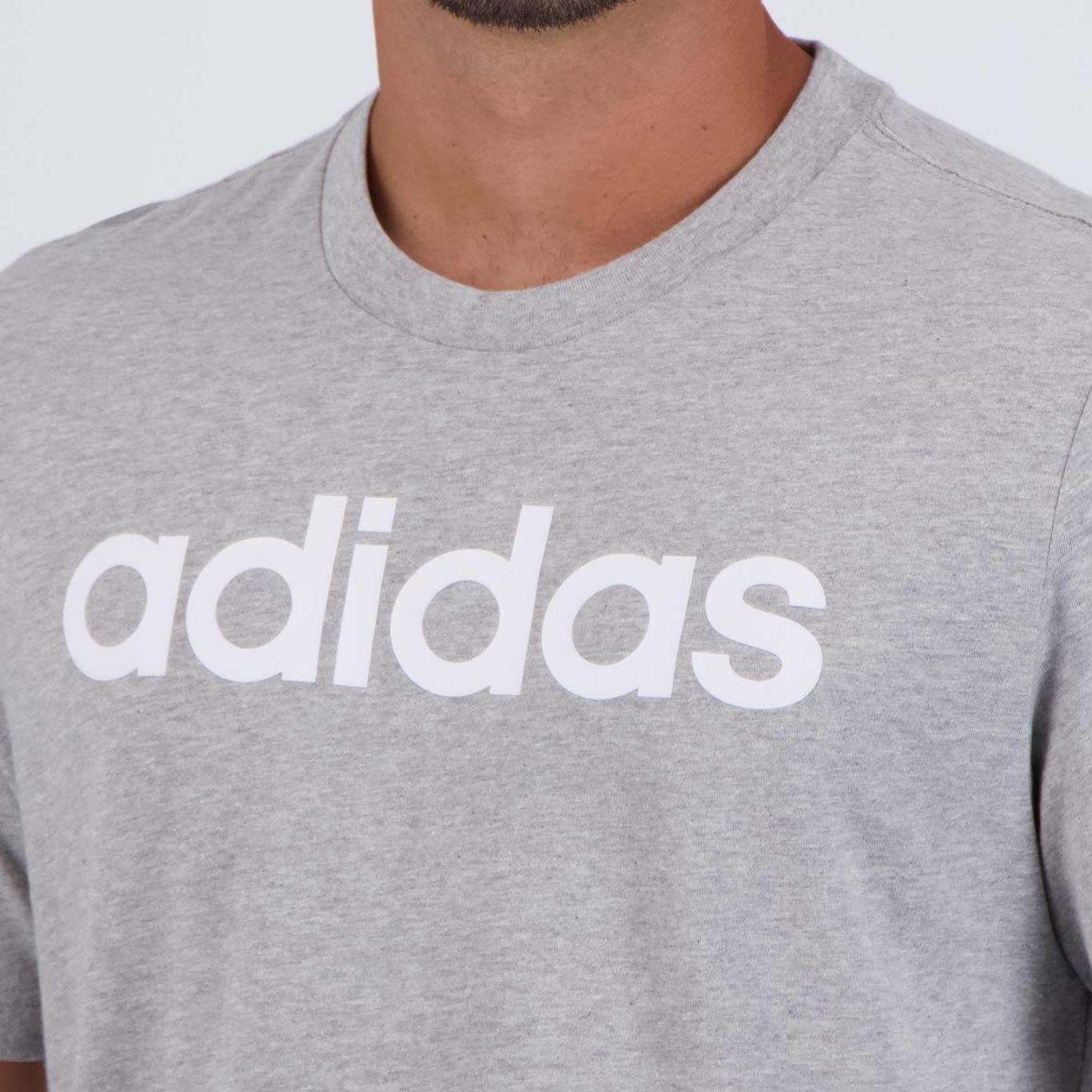 Camiseta adidas Logo Linear Masculina - Foto 5