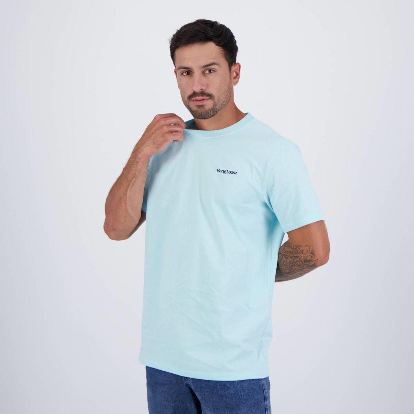 Camiseta Hang Loose Lettering - Masculina - Foto 3