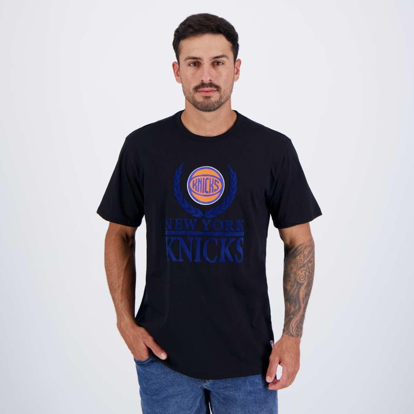 Camiseta Nba Bay Leaf New York Knicks - Masculina - Foto 1