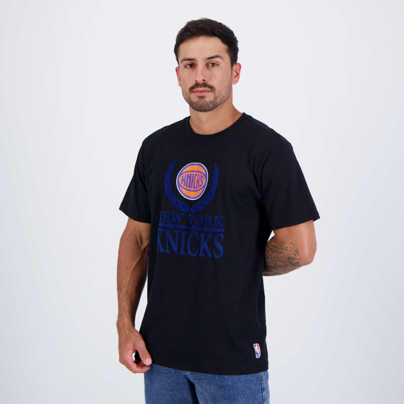 Camiseta Nba Bay Leaf New York Knicks - Masculina - Foto 3